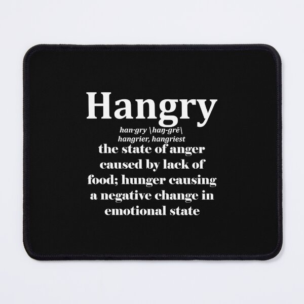 Item preview, Hangry - White Text designed and sold by Bamb00s.