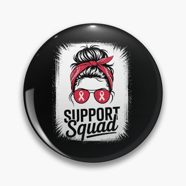 Item preview, World Aids Day AIDS Awareness Support Squad Messy Bun Women designed and sold by SIGORDESIGN.