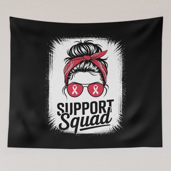 Item preview, World Aids Day AIDS Awareness Support Squad Messy Bun Women designed and sold by SIGORDESIGN.