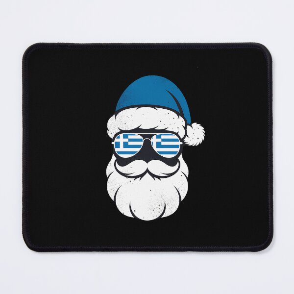 Item preview, Greek Orthodox Christmas Santa Claus Greece Flag designed and sold by AsteriskDatBArt.