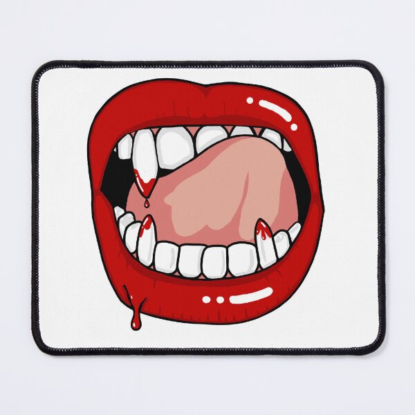 Item preview, vampire lips after a bite designed and sold by Blockhead Designs.