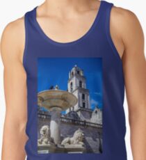 Cuba. Havana. Plaza de San Francisco. Fountain and Bell Tower. Tank Top