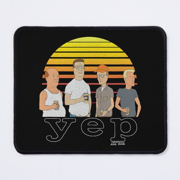Item preview, Yep Retro Sitcom Sunset Minimal Typography Design designed and sold by eliasfloresy.