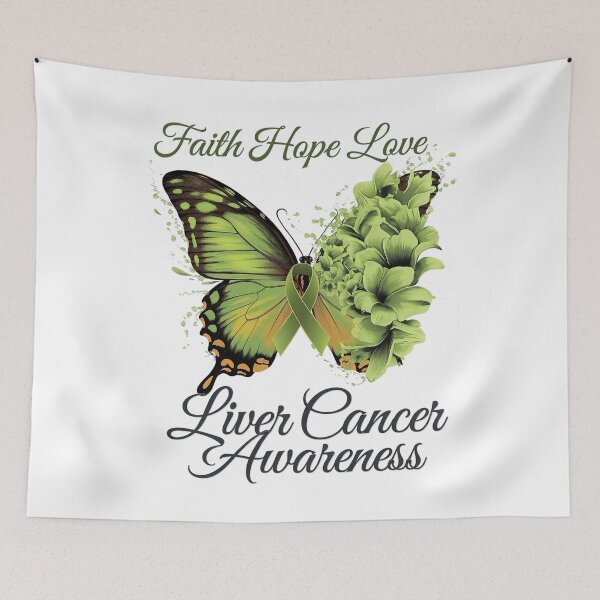 Item preview, Butterfly Faith Hope Love Liver Cancer Awareness designed and sold by SIGORDESIGN.