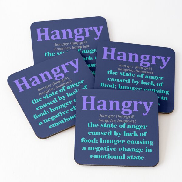 Item preview, Hangry - Neon Text designed and sold by Bamb00s.