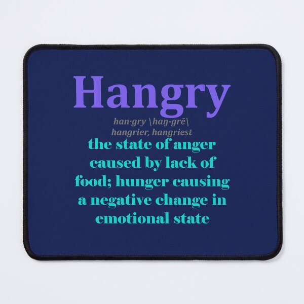 Item preview, Hangry - Neon Text designed and sold by Bamb00s.