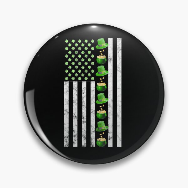 Item preview, St Patricks Day Irish American Flag Gold  designed and sold by Moxizz.