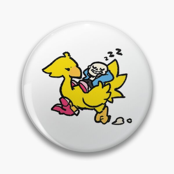 Item preview, Undertale X Square Enix Sans y Chocobo designed and sold by TimothHolsing.