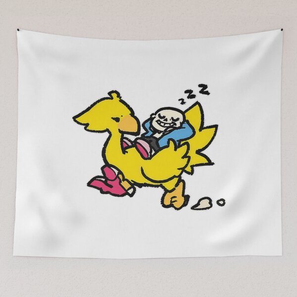 Item preview, Undertale X Square Enix Sans And Chocobo designed and sold by TimothHolsing.