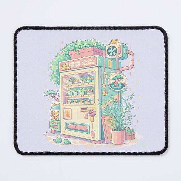 Item preview, Plants Vending Machine | manga | cute kawaii | by Nooby Draw designed and sold by NoobyDraw.