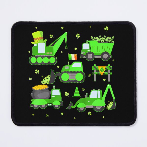 Item preview, Kids Funny St Patricks Day Crane Truck Construction designed and sold by Moxizz.