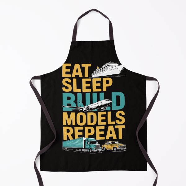 Item preview, Eat Sleep Build Models Repeat Gift Model Builder designed and sold by BotboutiquePre.