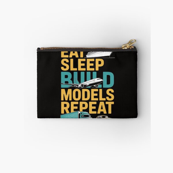 Item preview, Eat Sleep Build Models Repeat Gift Model Builder designed and sold by BotboutiquePre.