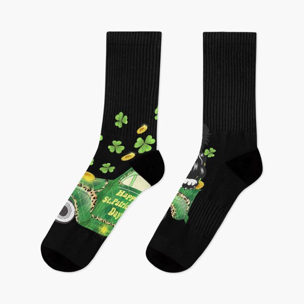 Item preview, Lucky Border Collie Truck Happy St Patricks Day Irish designed and sold by Moxizz.