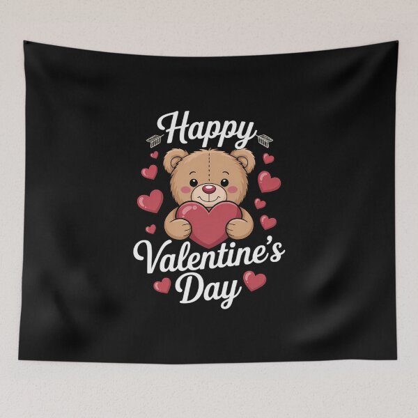 Item preview, Happy Valentine's Day, vday Boys Girls Love Bear designed and sold by FaithAbbott.