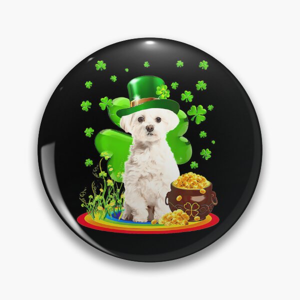 Item preview, Maltese Dog Shamrock St Patricks Day Dog Irish Gifts  designed and sold by Moxizz.
