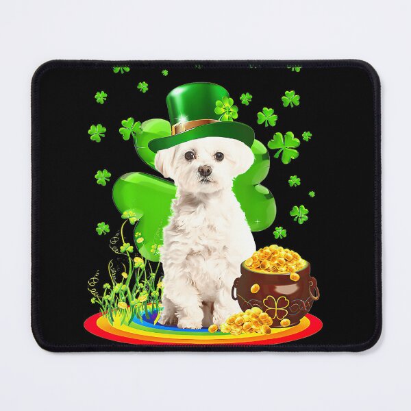 Item preview, Maltese Dog Shamrock St Patricks Day Dog Irish Gifts designed and sold by Moxizz.