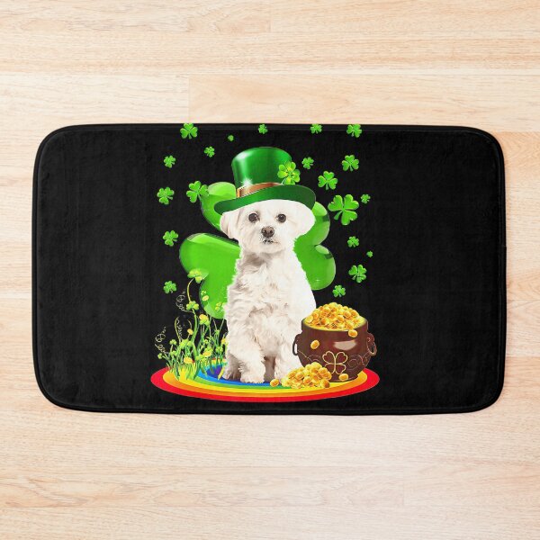 Item preview, Maltese Dog Shamrock St Patricks Day Dog Irish Gifts designed and sold by Moxizz.