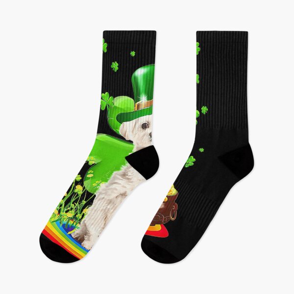 Item preview, Maltese Dog Shamrock St Patricks Day Dog Irish Gifts  designed and sold by Moxizz.