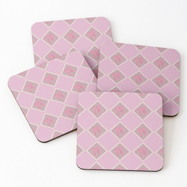 Item preview, Pink Bow Diamond Seamless Pattern designed and sold by Pretty Candy Cove.