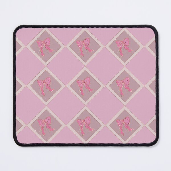Item preview, Pink Bow Diamond Seamless Pattern designed and sold by Pretty Candy Cove.