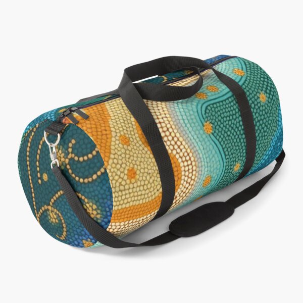 Item preview, Aboriginal Inspired Dot Art - With Colorful The Waves designed and sold by GrinGalore.
