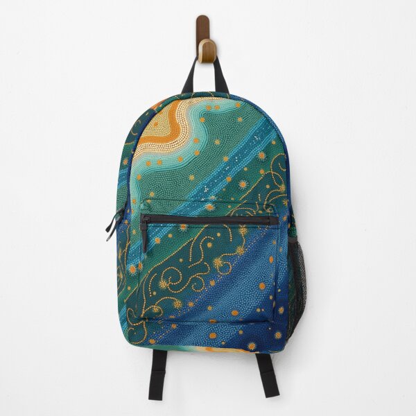 Item preview, Aboriginal Inspired Dot Art - With Colorful The Waves designed and sold by GrinGalore.