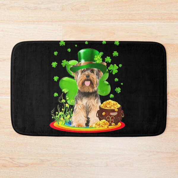 Item preview, Yorkshire Terrier Dog Shamrock St Patricks Day Dog Irish designed and sold by Moxizz.