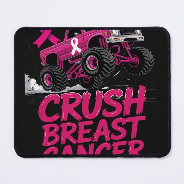 Item preview, Cute Crush Breast Cancer Awareness Monster Truck pink designed and sold by Bstilablhot.