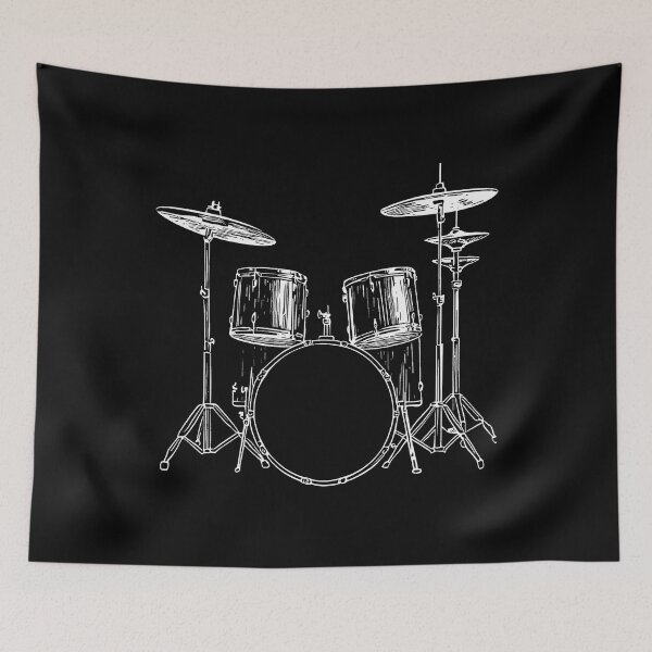 Item preview, Drums Music Instrument Illustration Drums designed and sold by oglesum.