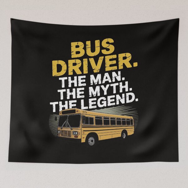 Item preview, The Man The Myth School Bus Driver Retirement Gift designed and sold by silladive.