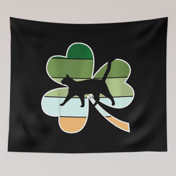 Item preview, St. Patricks Day Irish Cat Ireland Flag Shamrock designed and sold by Moxizz.