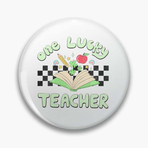 Item preview, One Lucky Teacher Green Groovy St Patricks Day Teacher  designed and sold by Moxizz.