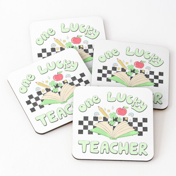 Item preview, One Lucky Teacher Green Groovy St Patricks Day Teacher  designed and sold by Moxizz.