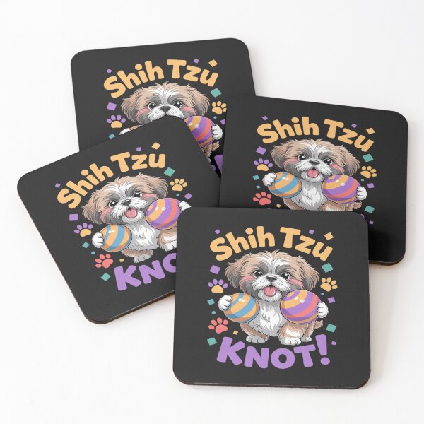 Item preview, Cute Loveable Shih Tzu Knot Dog Mom Not Puppy Dad designed and sold by Bstilablhot.