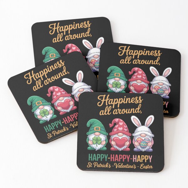 Item preview, Happy Valentines St Patrick Easter Happy Holiday Gnome designed and sold by FaithAbbott.