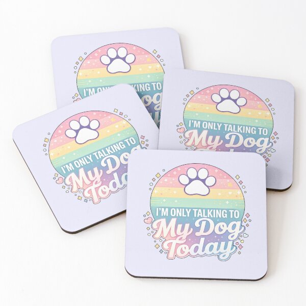 Item preview, I'm Only Talking To My Dog Today Dog Lover | manga | cute kawaii | by Nooby Draw designed and sold by NoobyDraw.