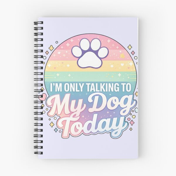 Item preview, I'm Only Talking To My Dog Today Dog Lover | manga | cute kawaii | by Nooby Draw designed and sold by NoobyDraw.