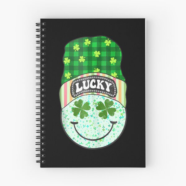 Item preview, Lucky Happy Smile Face Retro Green Shamrock St Patricks Day  designed and sold by Moxizz.