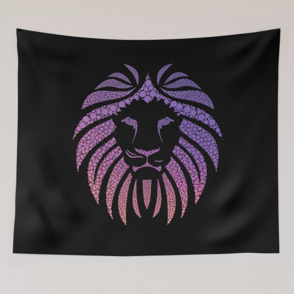 Item preview, Lion Head Geometric Line Art Symbolic Design designed and sold by lootensalyce.