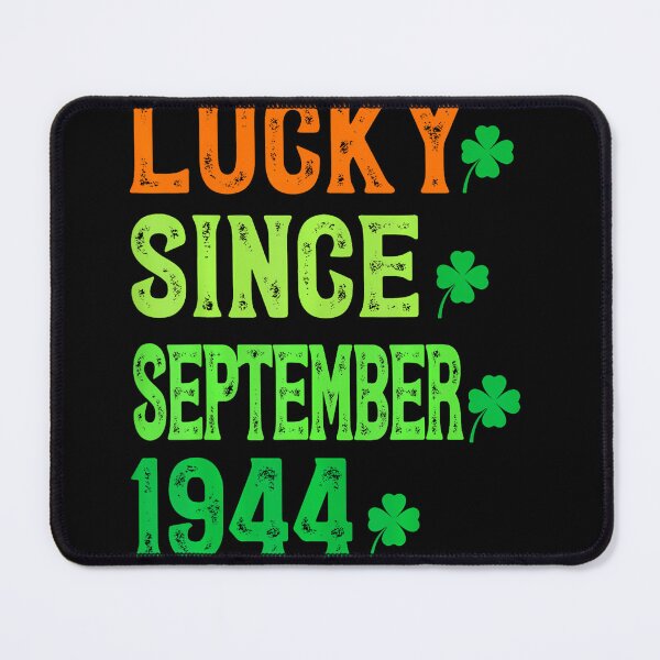 Item preview, Lucky Since September 1944 80 Years Old 80Th St Patricks Day designed and sold by Moxizz.