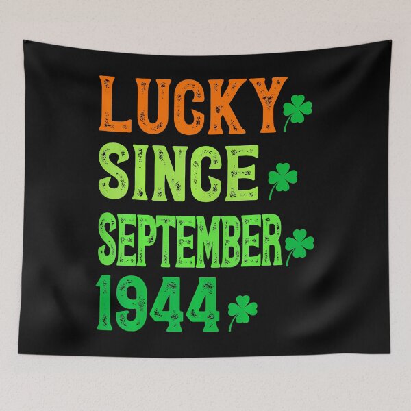 Item preview, Lucky Since September 1944 80 Years Old 80Th St Patricks Day designed and sold by Moxizz.