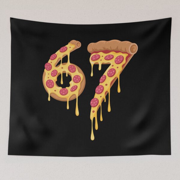 Item preview, 67 Pizza Meme Funny Six Seven designed and sold by CruelShadesSt.