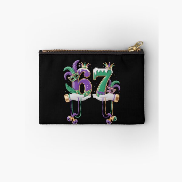Item preview, 67 Mardi Gras 6 7 Meme Six Seven designed and sold by CruelShadesSt.