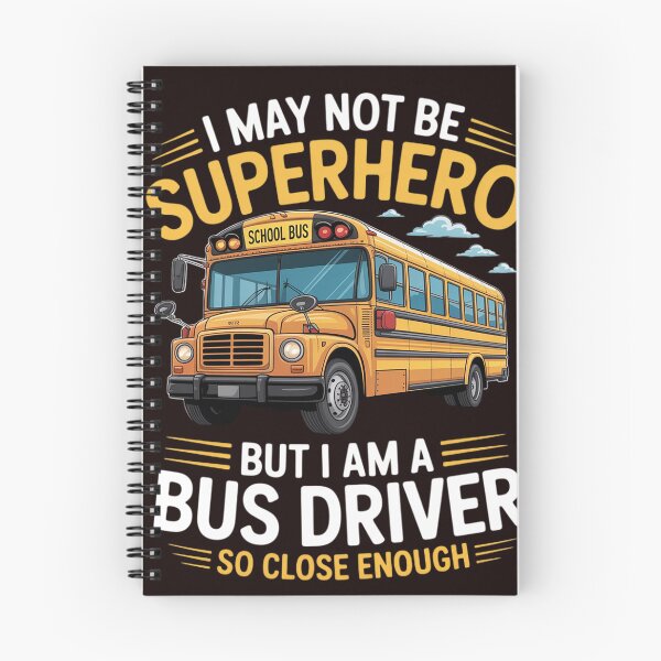 Item preview, Superhero School Bus Driver - Bus Driver designed and sold by hettingerchaim.