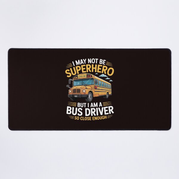 Item preview, Superhero School Bus Driver - Bus Driver designed and sold by hettingerchaim.
