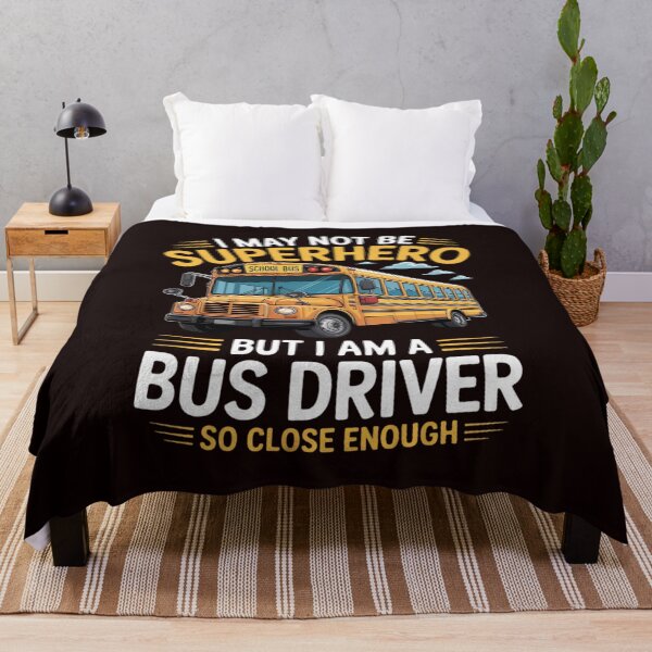 Item preview, Superhero School Bus Driver - Bus Driver designed and sold by hettingerchaim.