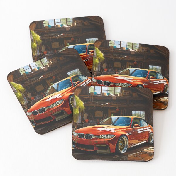 Item preview, Low wide coupe parked inside rustic garage loft designed and sold by RevUpDesign.