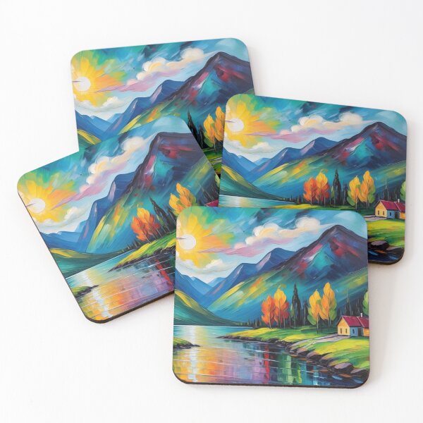 Item preview, Aurora Peaks designed and sold by Undersea Ai Art.