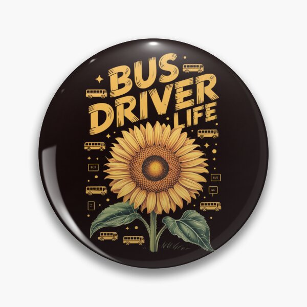 Item preview, Sunflower Bus Driver Gift Idea designed and sold by hettingerchaim.